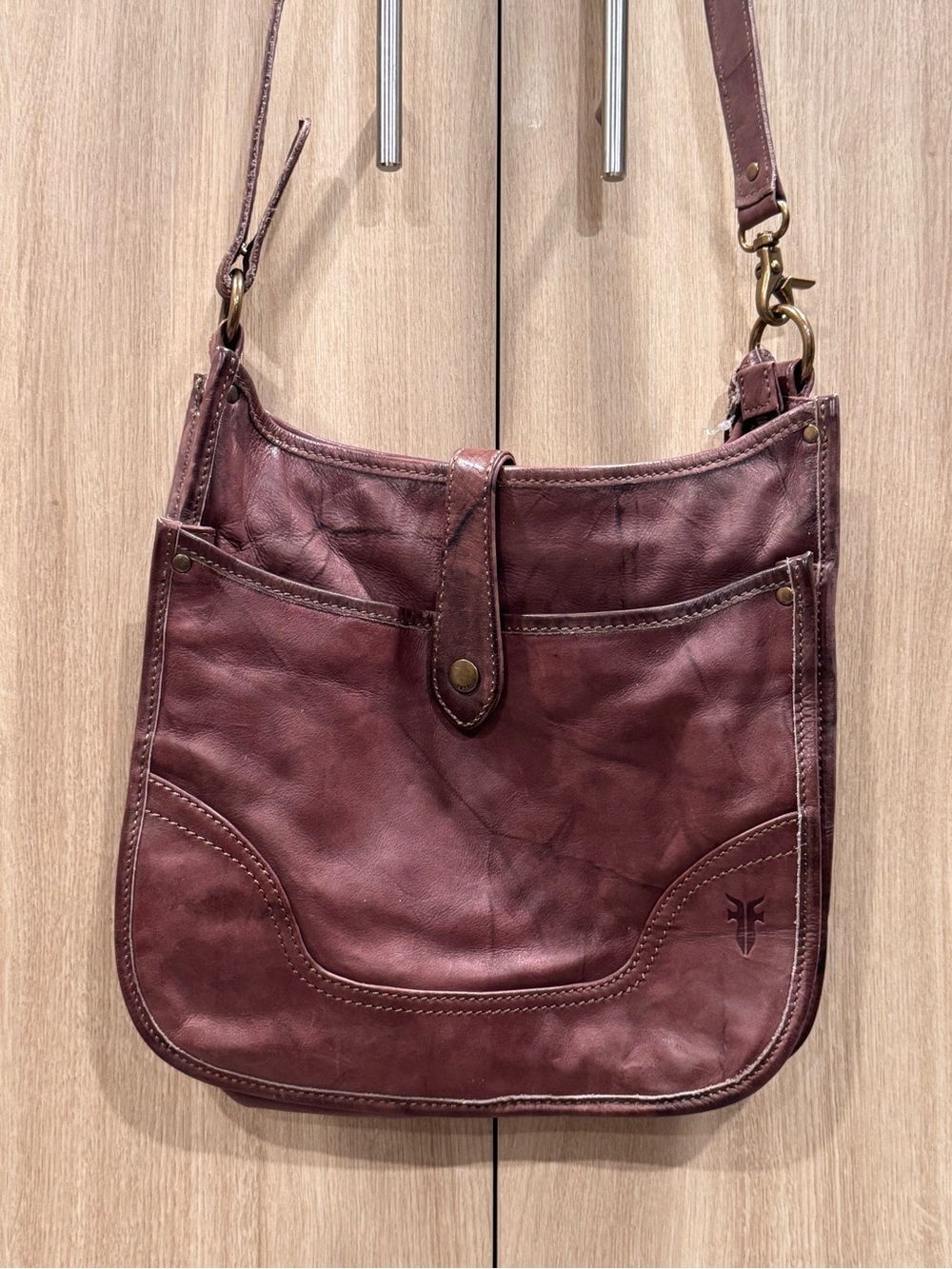 Frye Madison leather Crossbody handbag purse bag